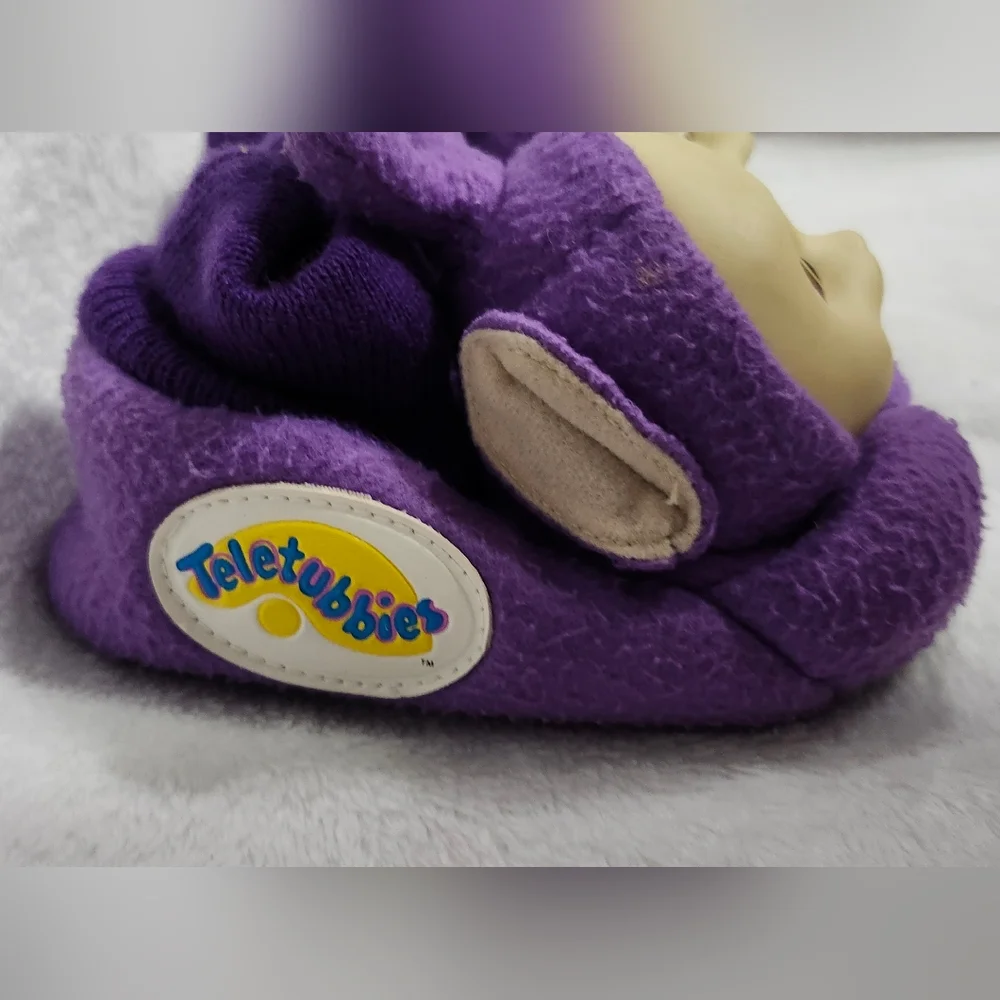 Vintage Purple Teletubbies House Shoes Slippers Toddler Medium 7-8